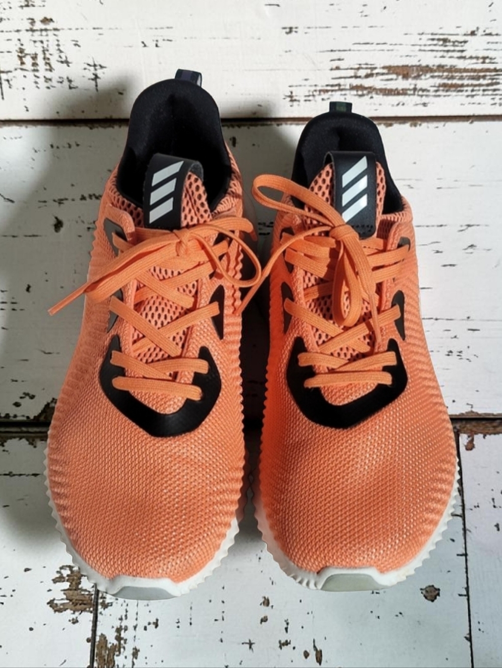 adidas Alpha 3 Ounce Size 7.5 Orange/Black  Athletic Shoes Excellent Condition